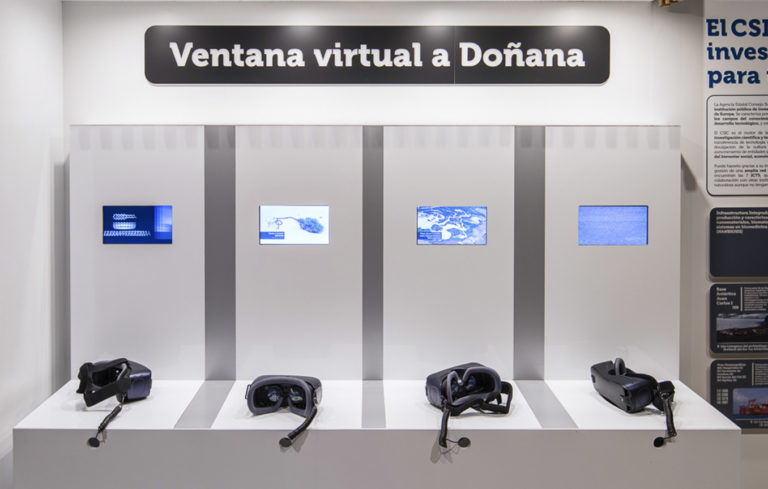 Realidad virtual con oculus en CSIC Casa de la Ciencia